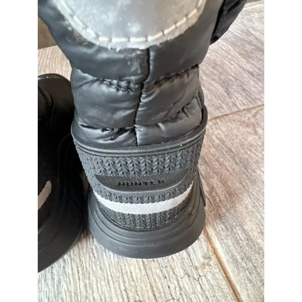 Hunter Intrepid Snow Boots 5T Black Insulated Puffer Winter 5 Toddler NWOT